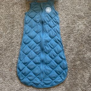 Dreamland Baby Weighted Zippered Sleep Sack, size M 6-12 months, ocean blue
